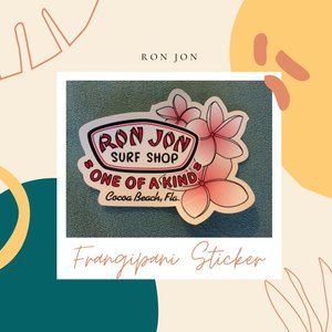 Ron Jon Surf Shop Flower Cocoa Beach Sticker